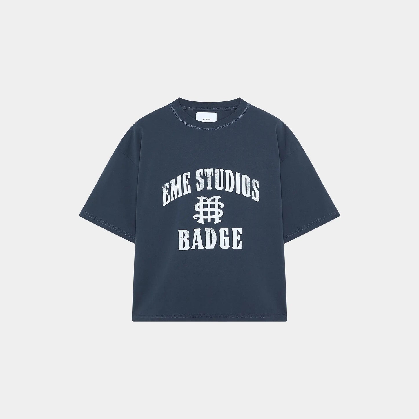 Badge Navy Oversized Tee