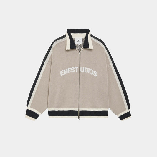 Echellor Off Sand Zipper Knit