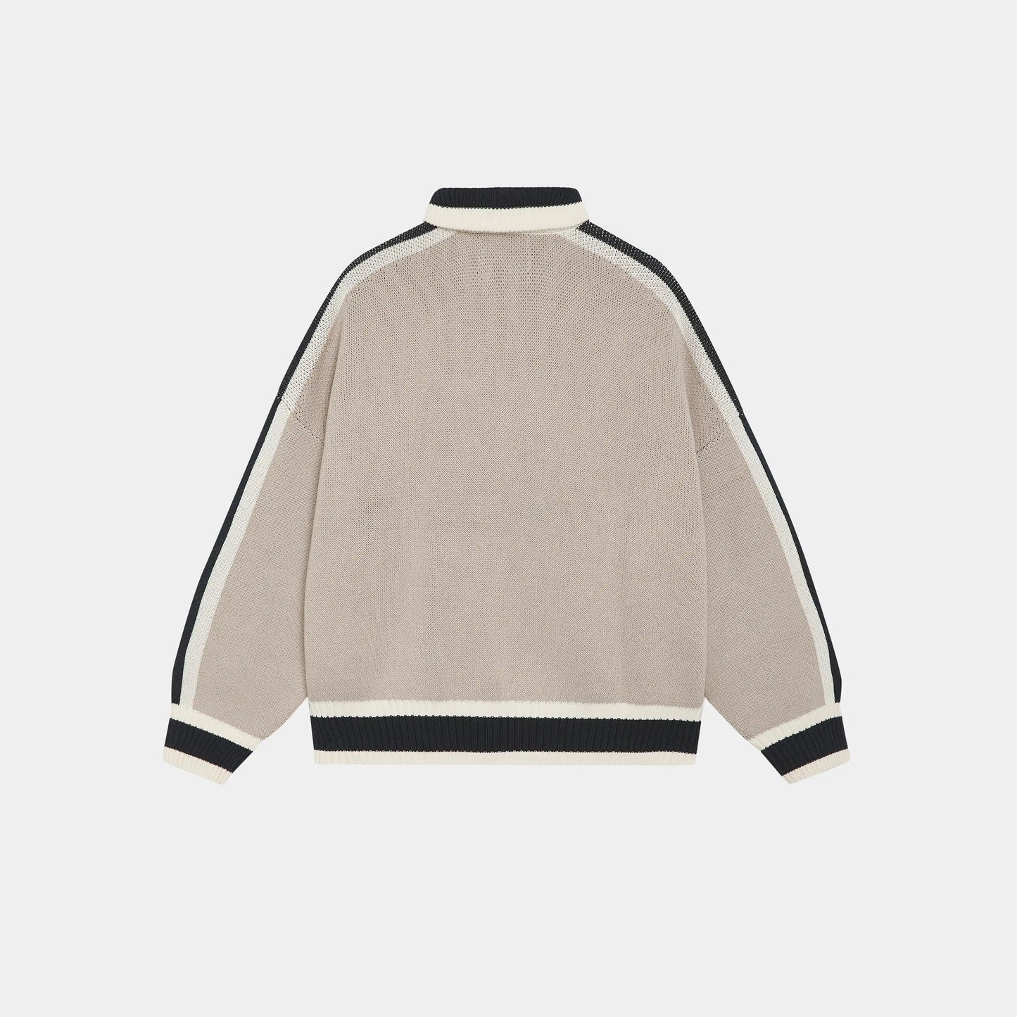 Echellor Off Sand Zipper Knit