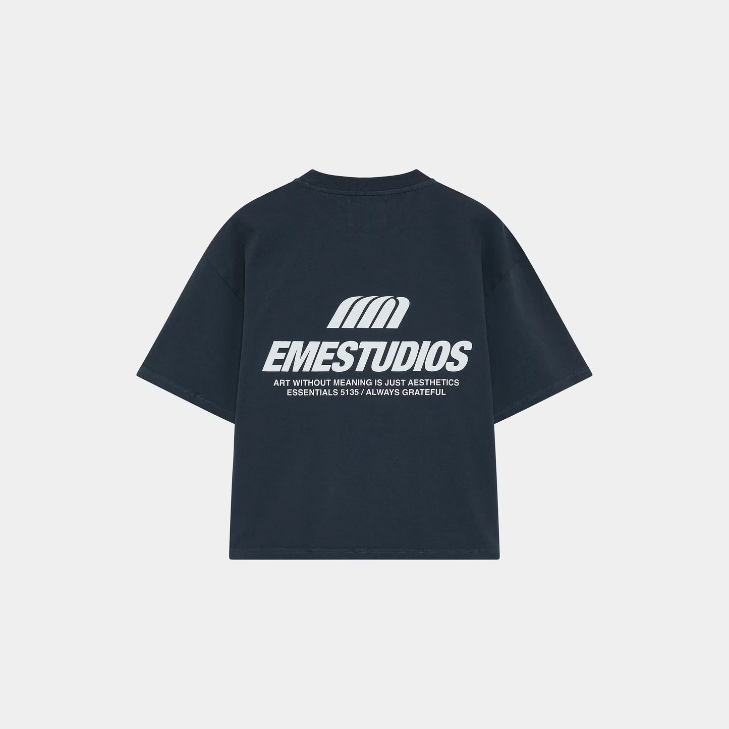 Meaning Navy Oversized Tee