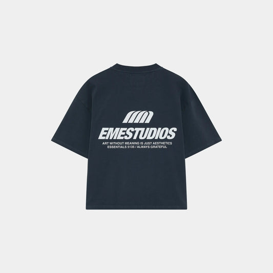 Meaning Navy Oversized Tee
