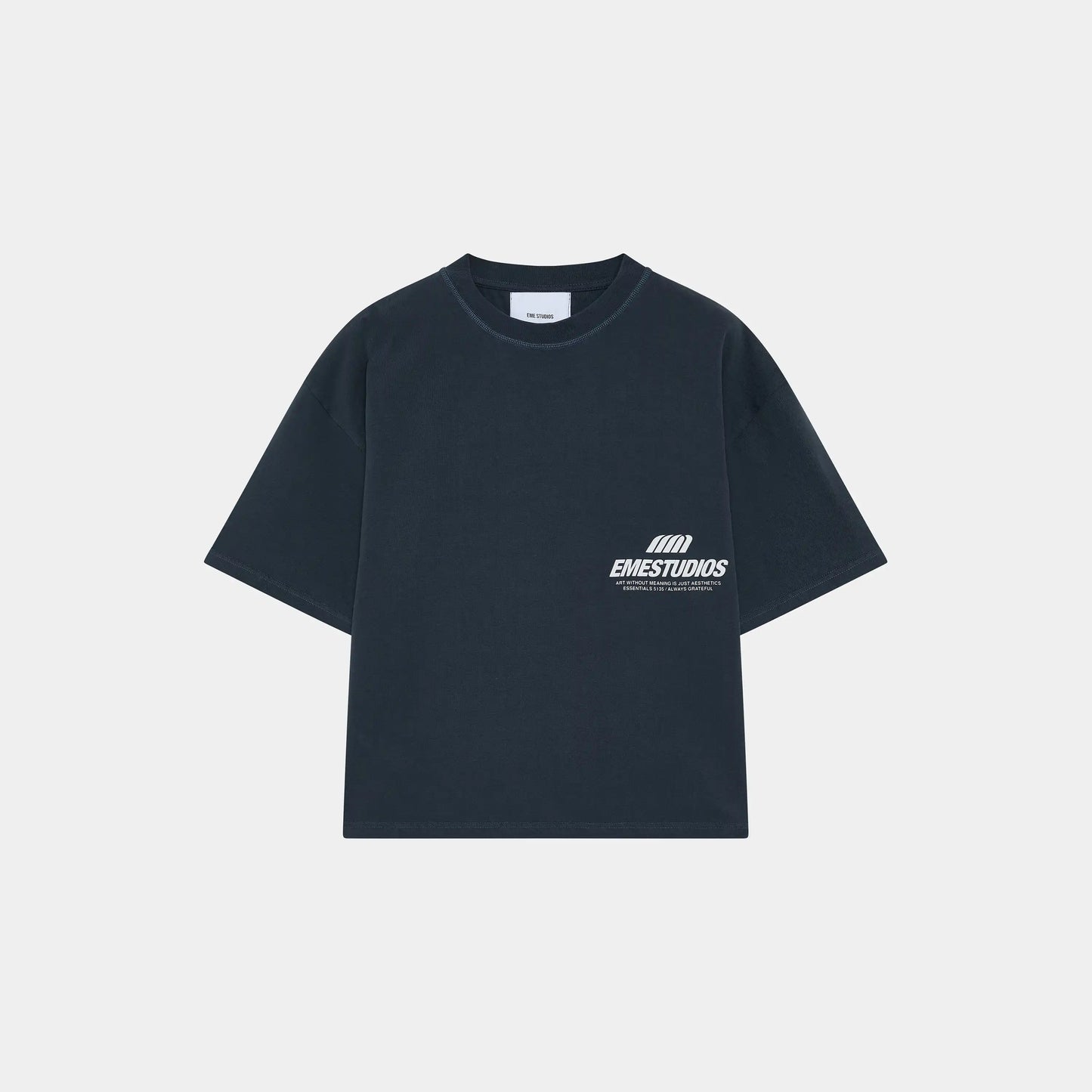 Meaning Navy Oversized Tee