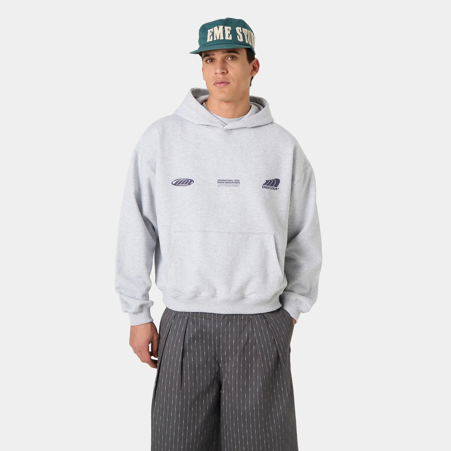 Odd Heather Grey Oversized Hoodie