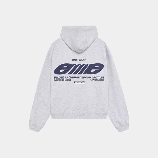 DNA Heather Grey Oversized Hoodie
