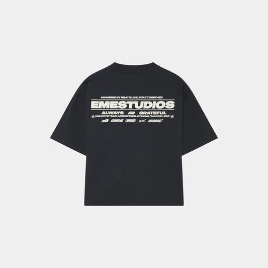 Powered Navy Oversized Tee