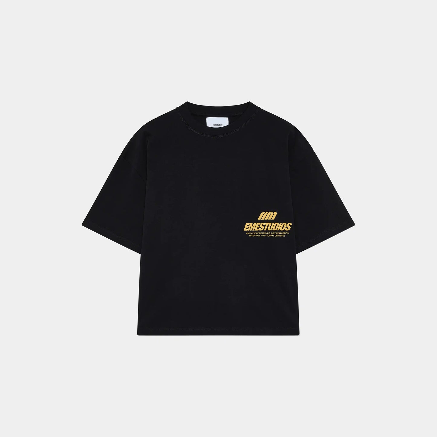 Meaning Black Oversized Tee