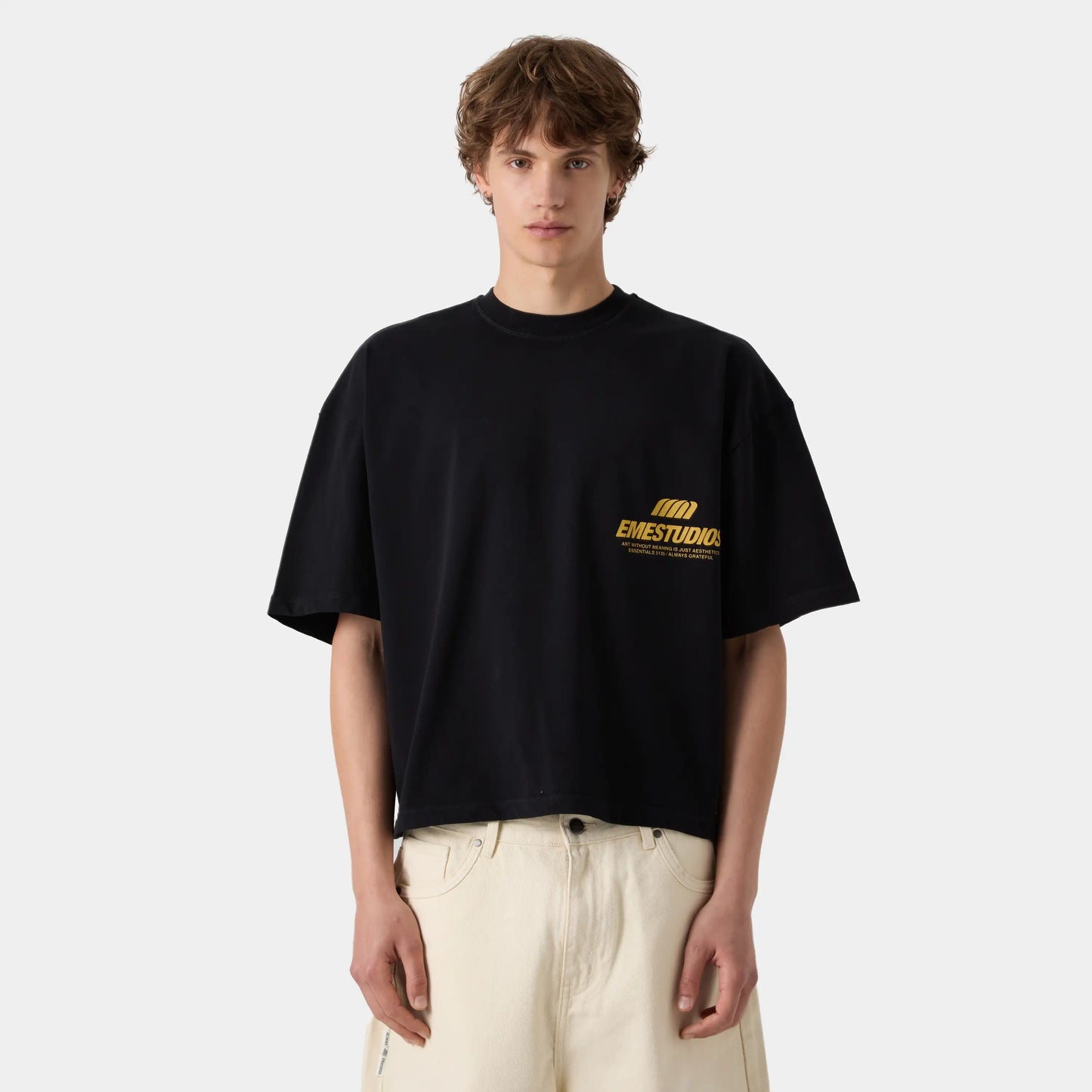 Meaning Black Oversized Tee